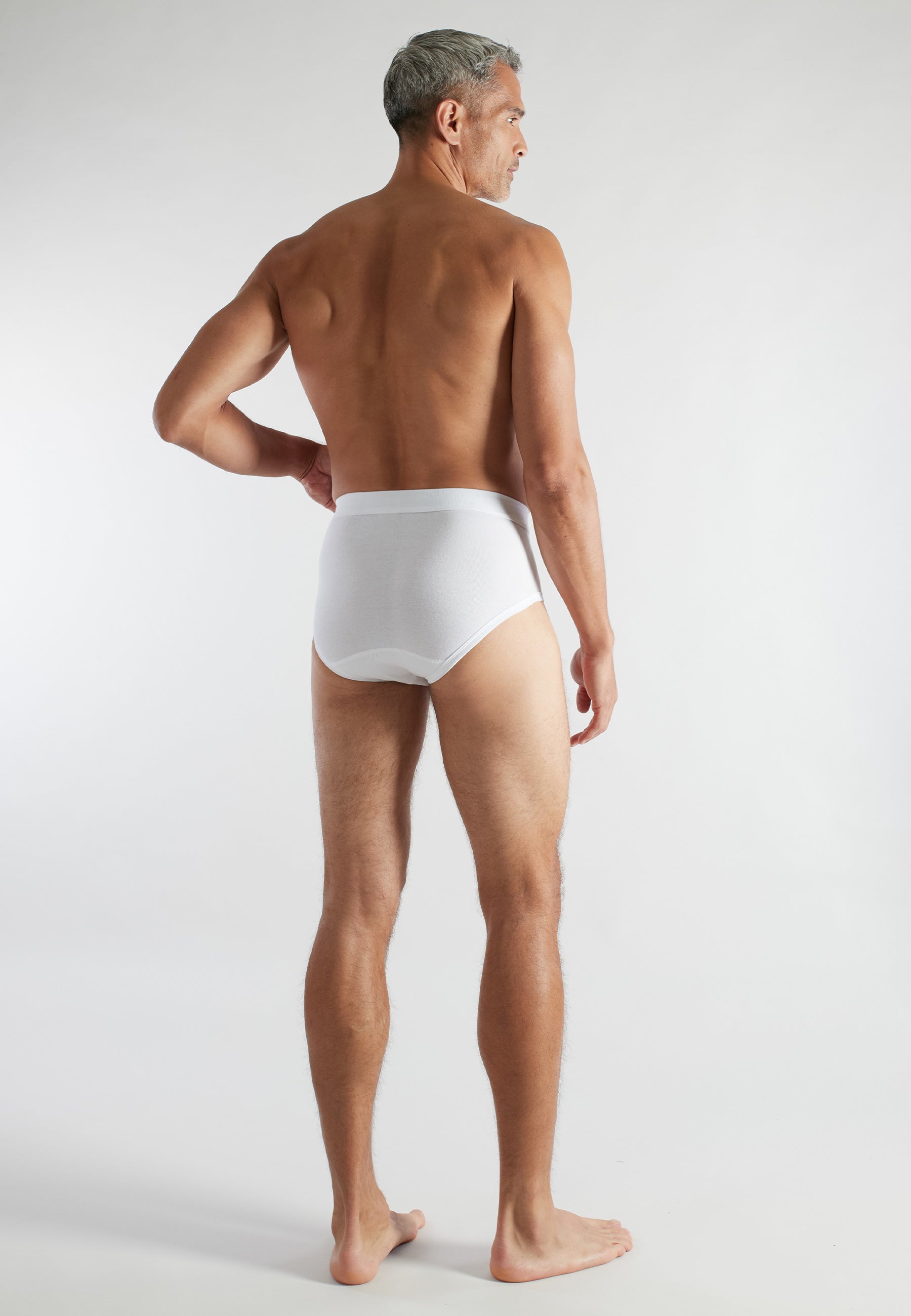 CECEBA Herren Slip weiß uni 2er Pack