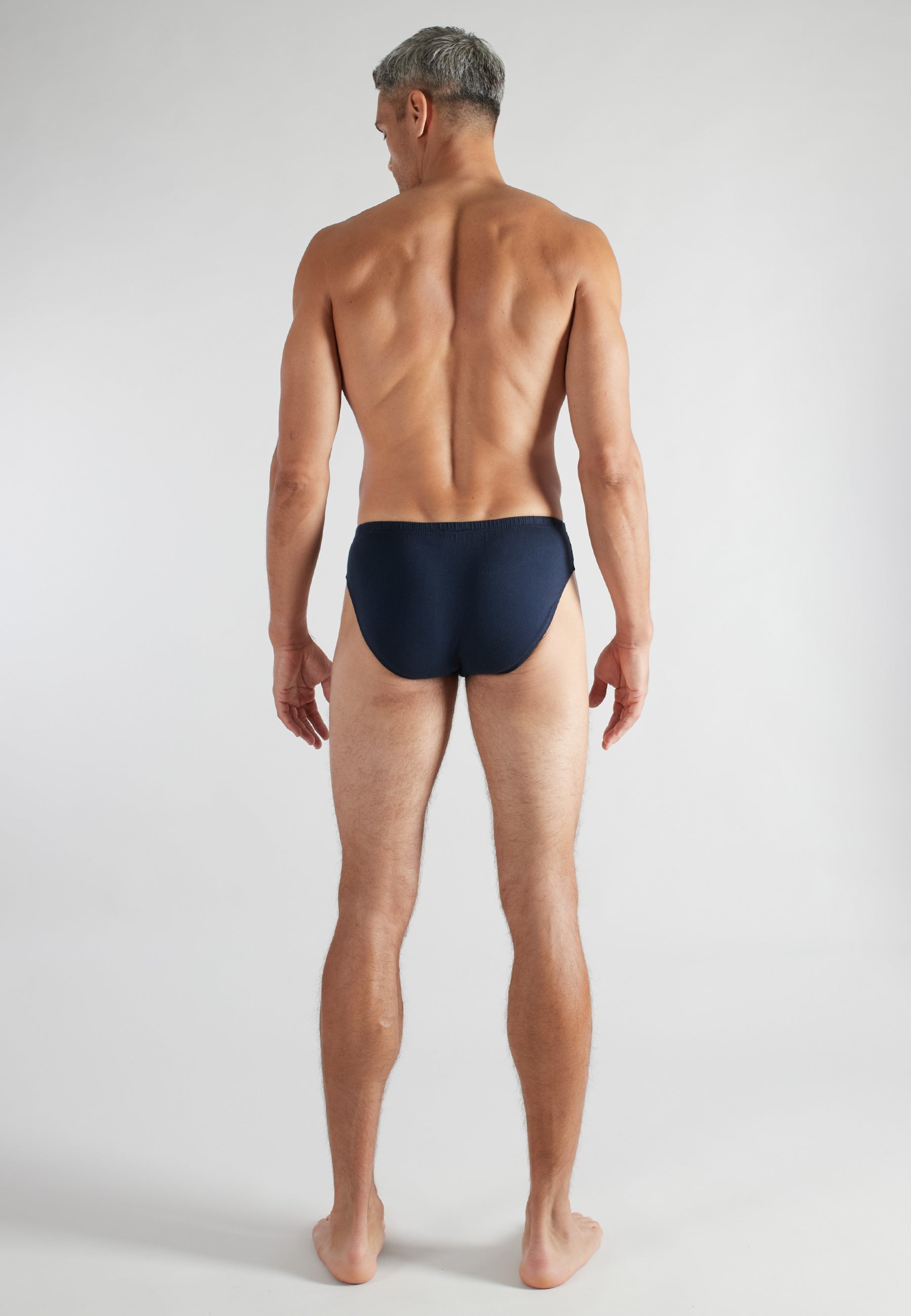 CECEBA Herren Slip blau längsgestreift 3er Pack