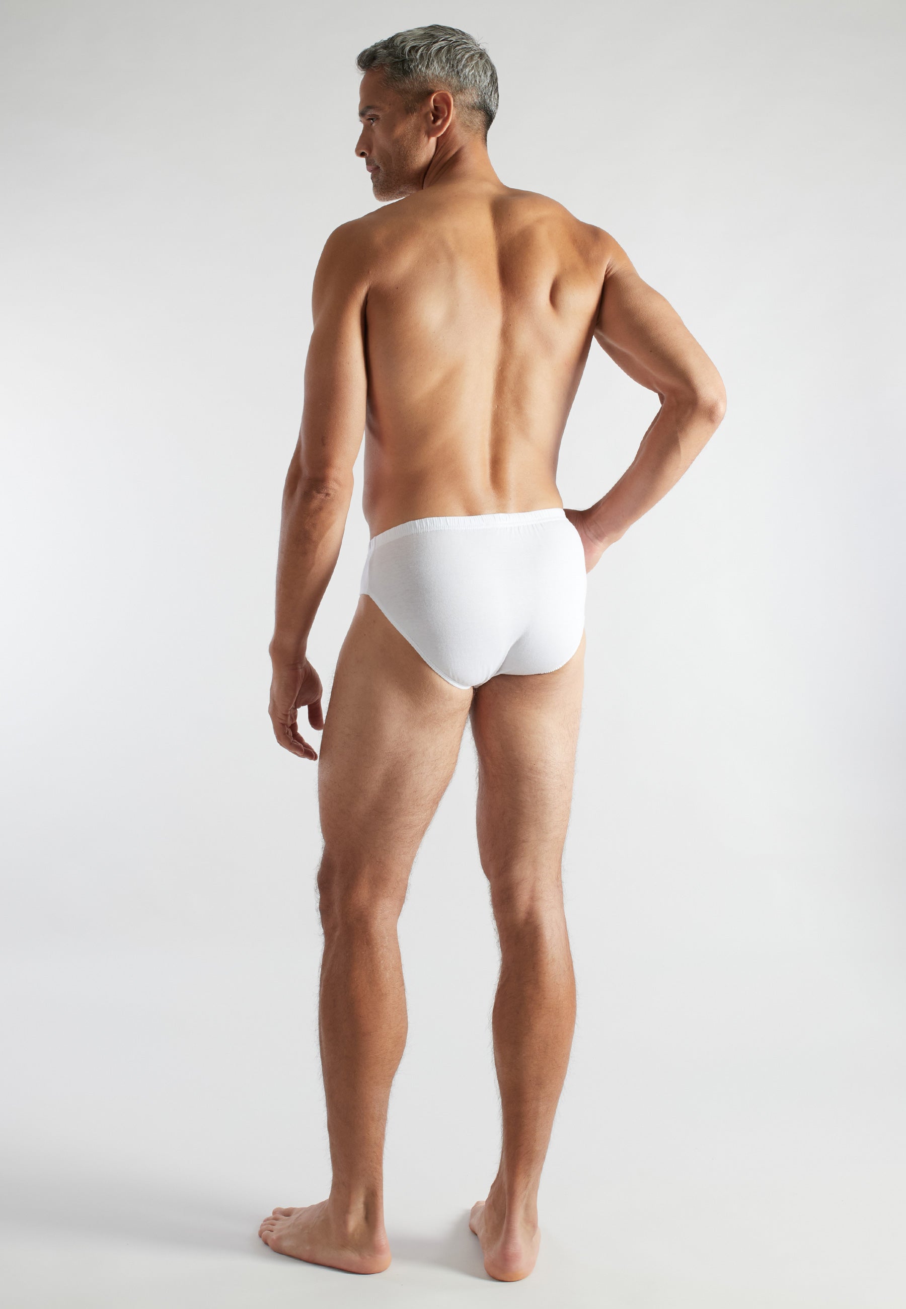 CECEBA Herren Slip weiß uni 3er Pack