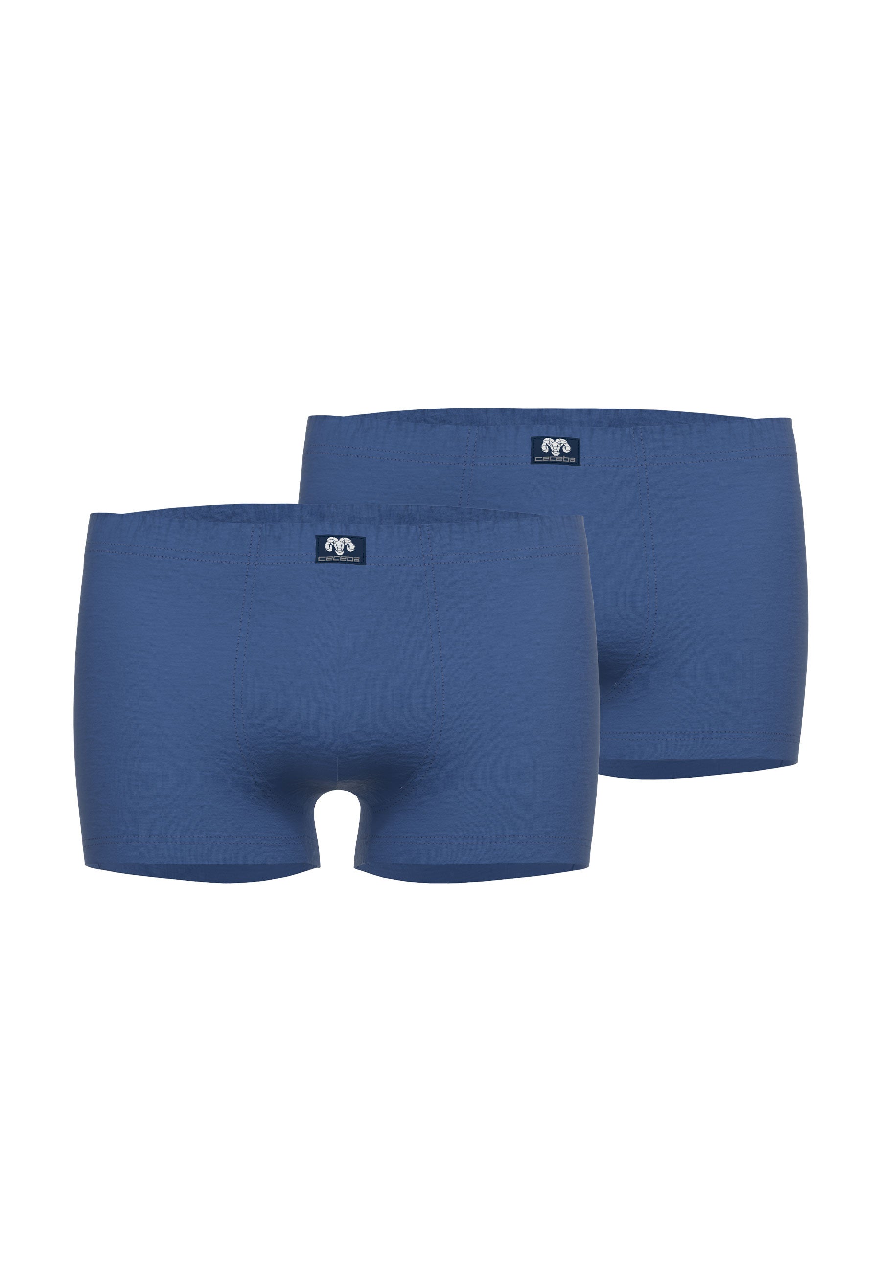CECEBA Herren Pants blau uni 2er Pack
