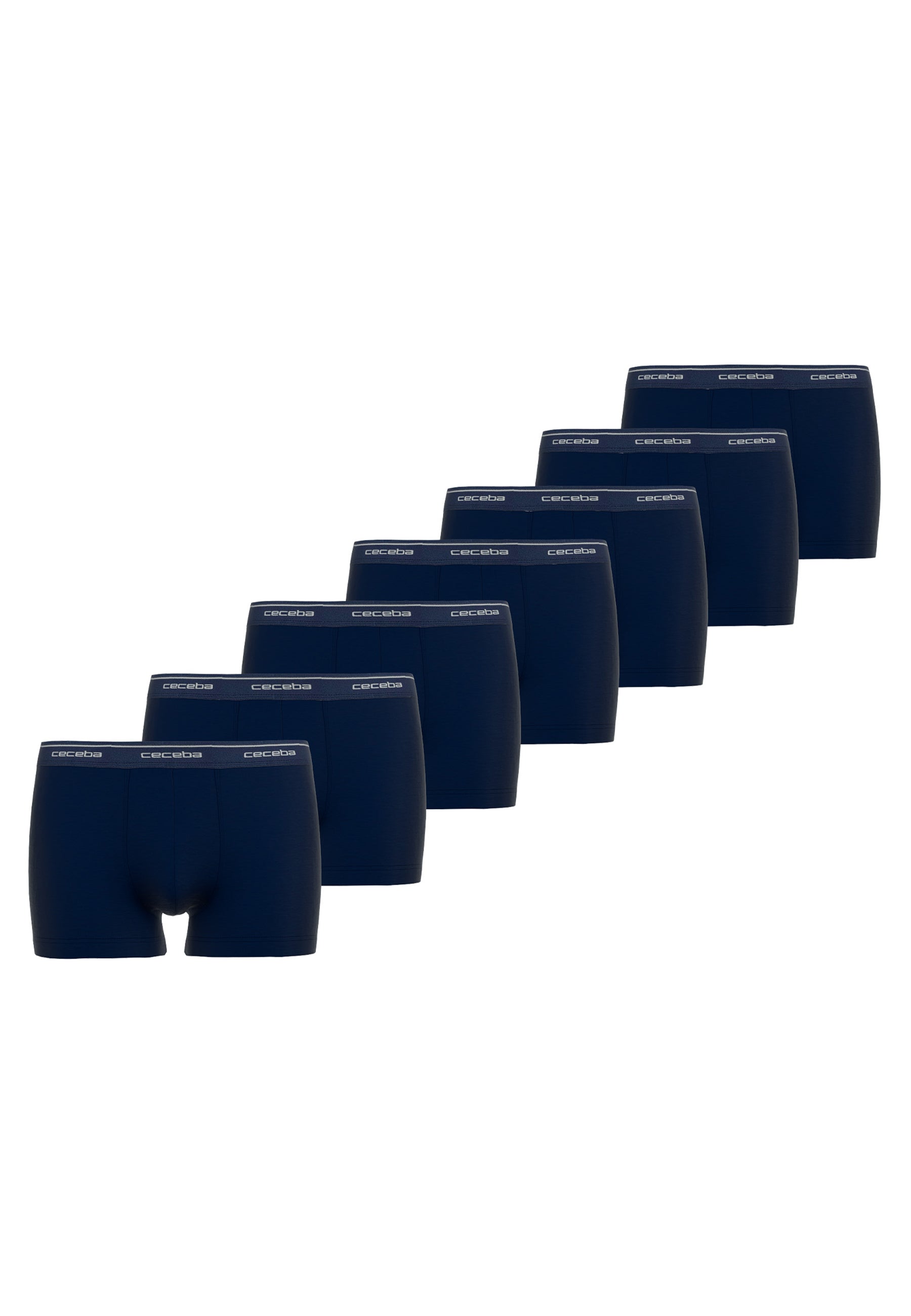 CECEBA Herren Pants blau uni 7er Pack