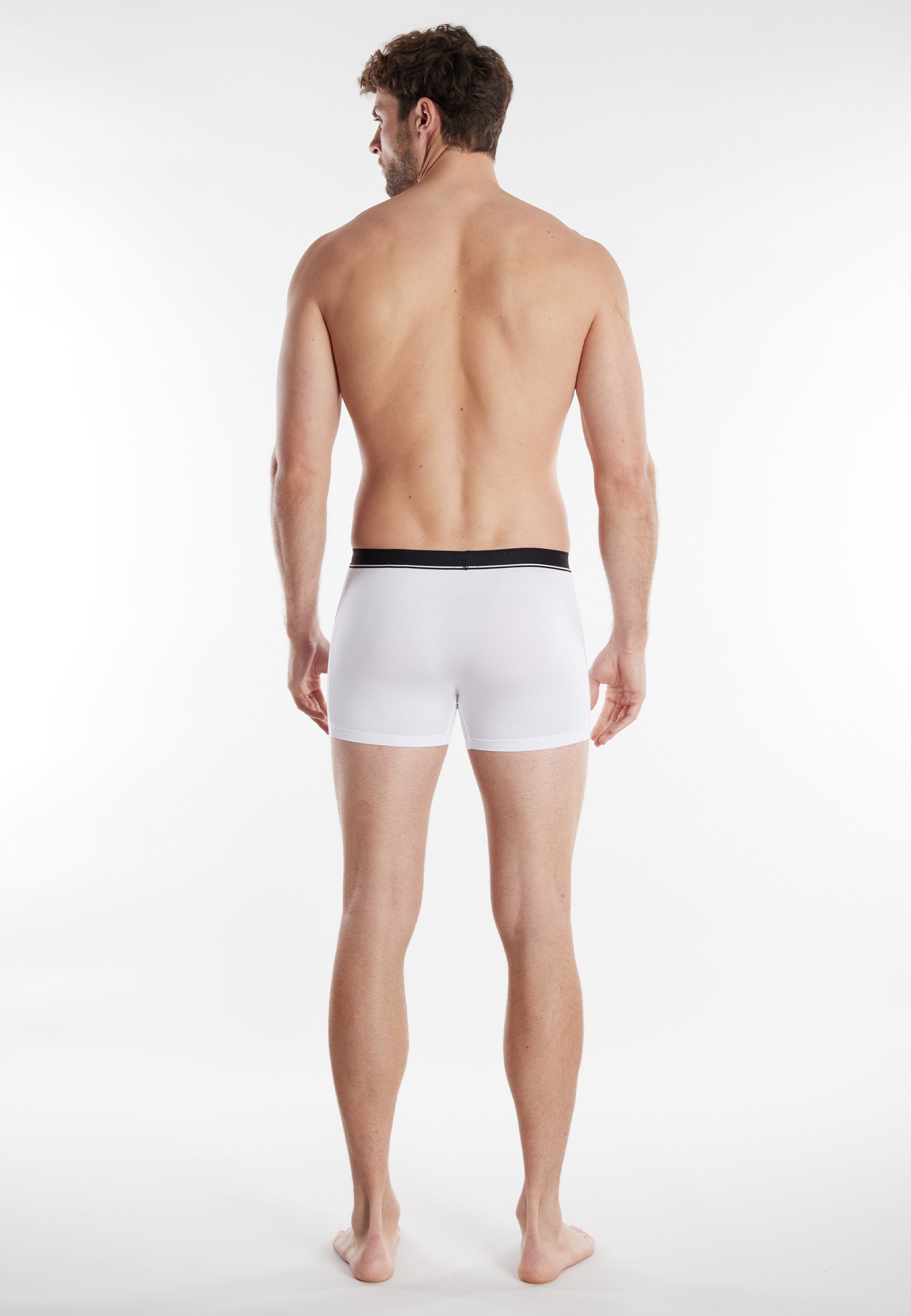 CECEBA Herren Pants weiß uni 2er Pack