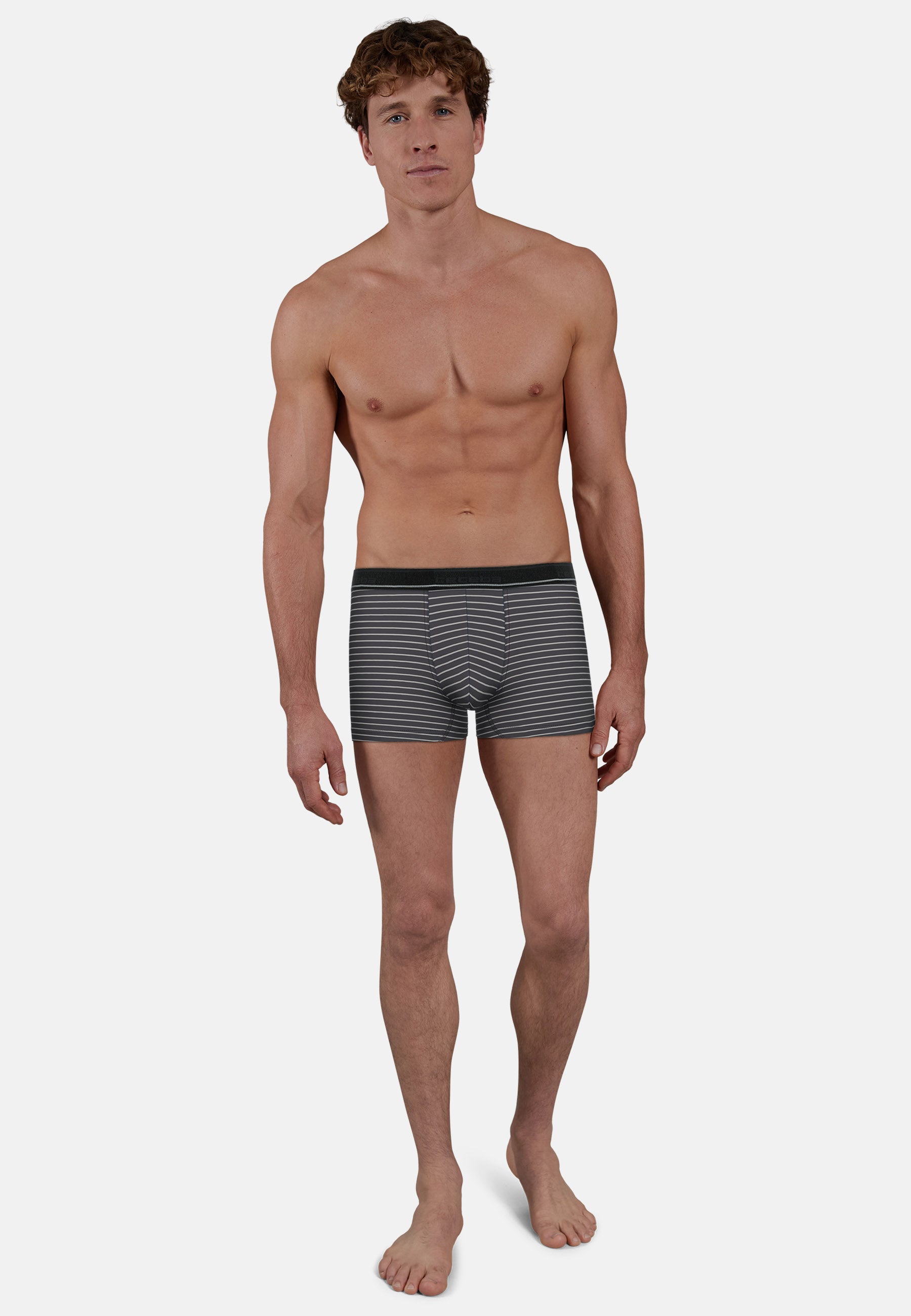 CECEBA men's pants gray horizontal stripes pack of 2