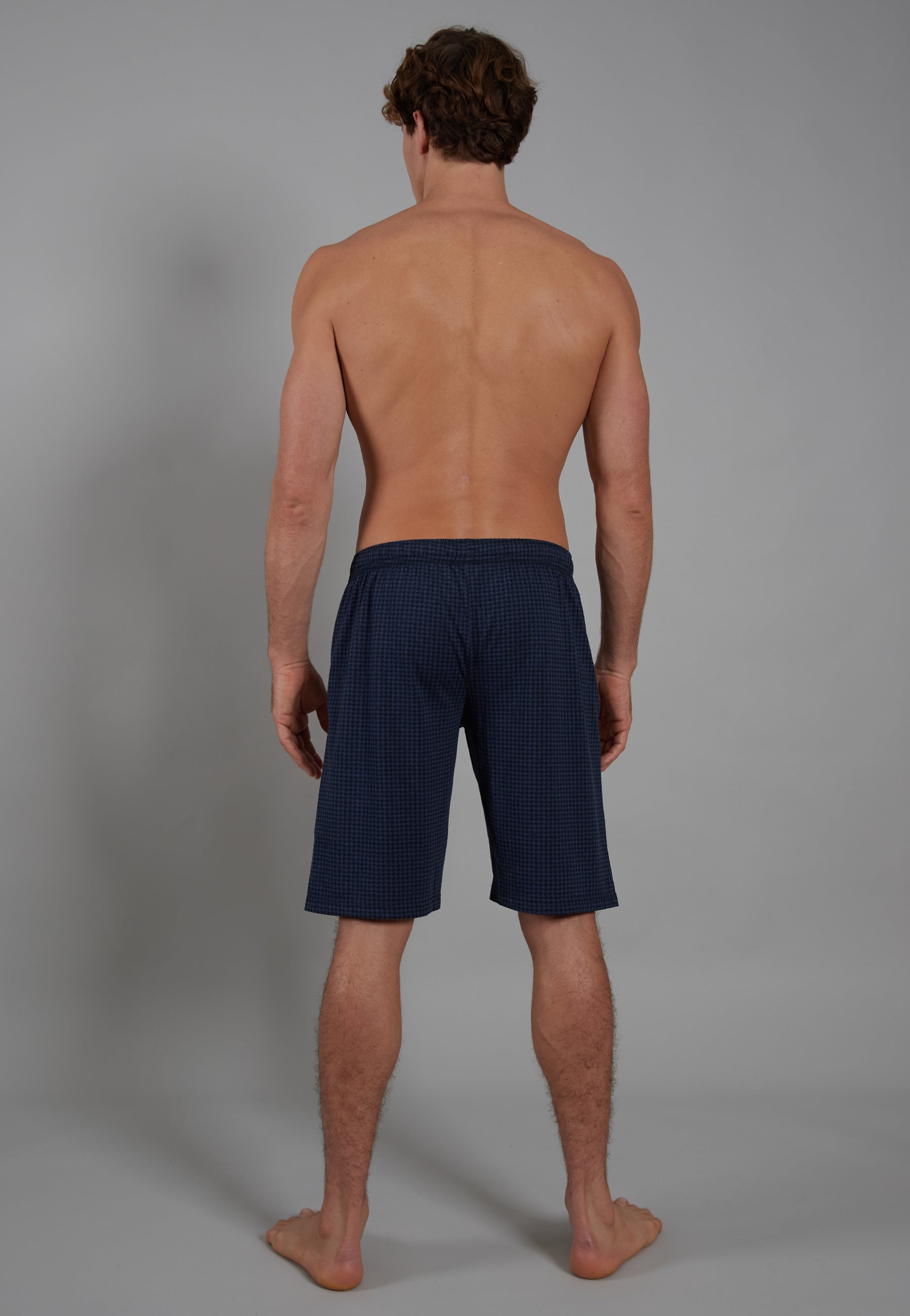 CECEBA Herren Bermuda blau bedruckt