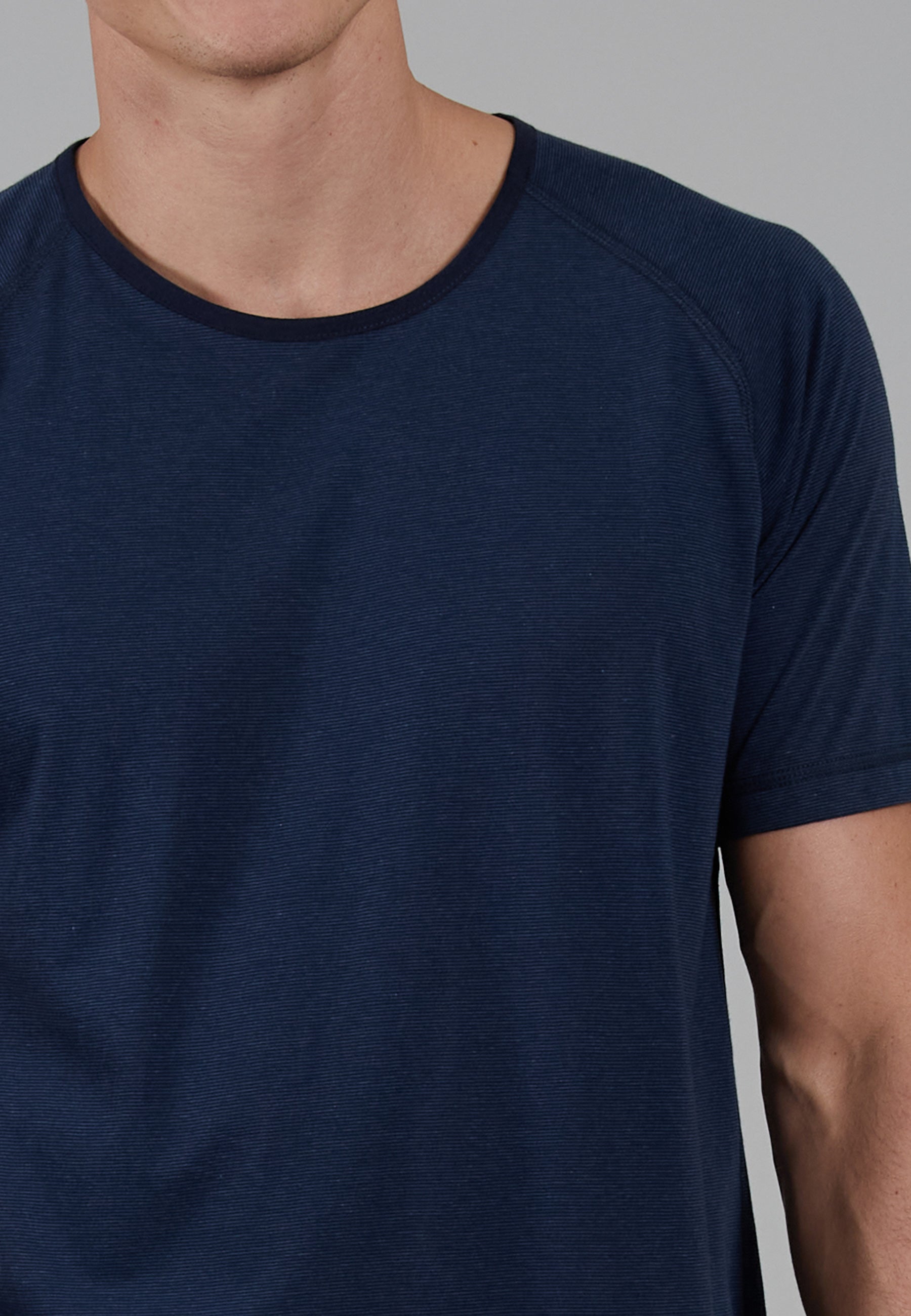 CECEBA Herren Shorty blau quergestreift