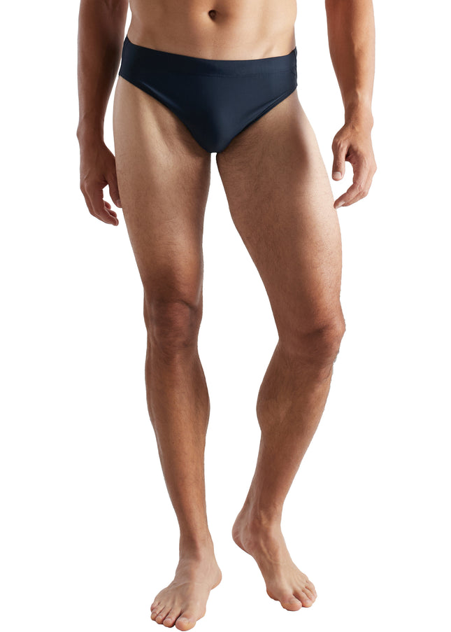 CECEBA Herren Badeslip blau uni