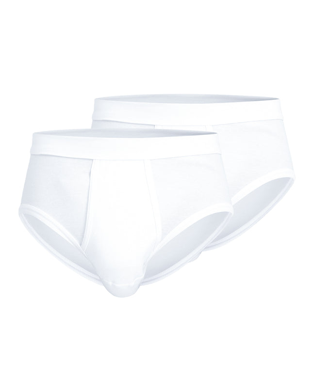 CECEBA Herren Slip weiß uni 2er Pack