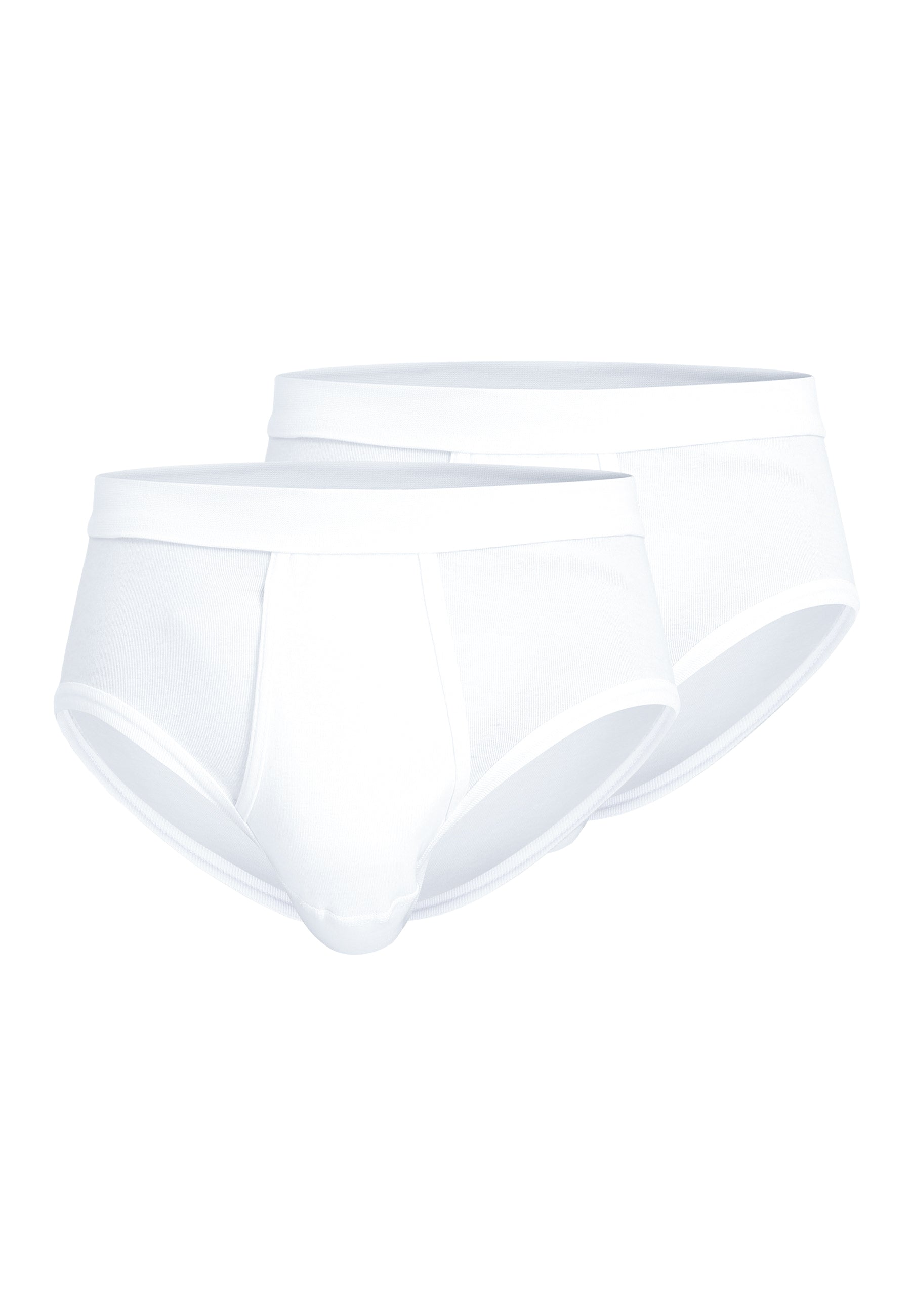 CECEBA Herren Slip weiß uni 2er Pack