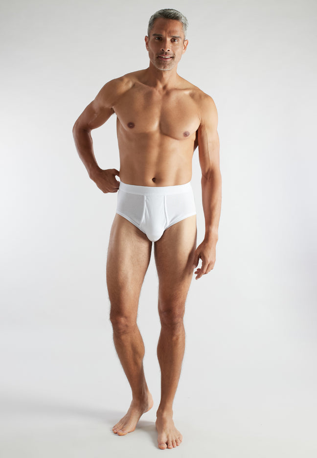CECEBA men's briefs white plain 2-pack