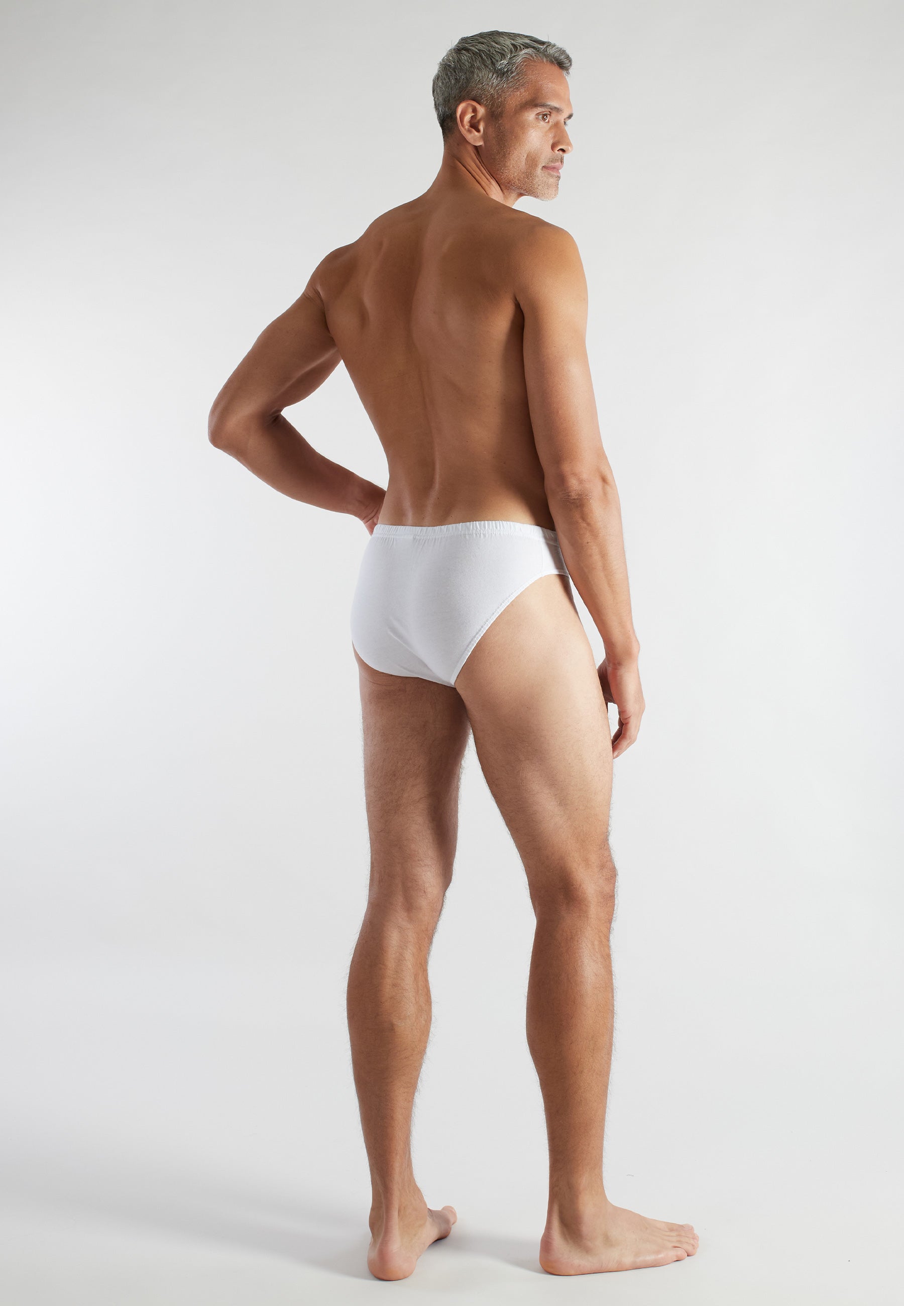 CECEBA Herren Slip weiß uni 5er Pack