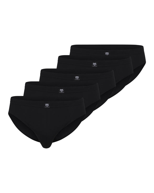 CECEBA men's briefs black plain 5-pack
