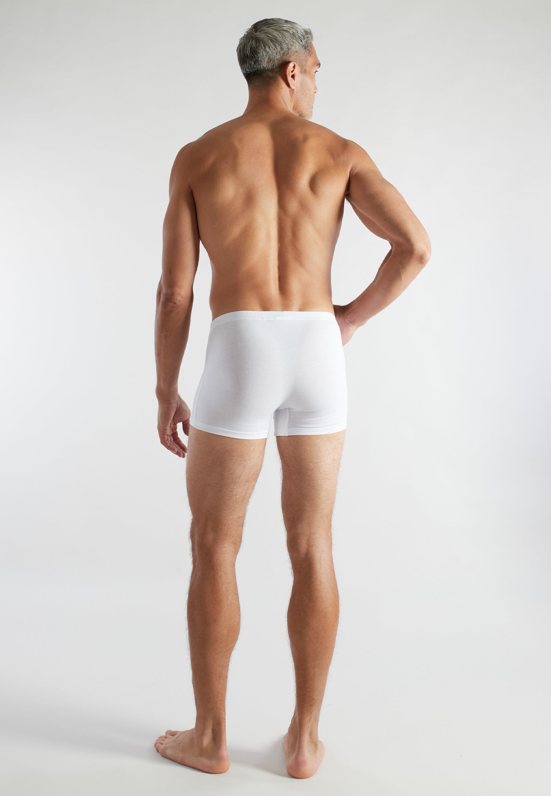 CECEBA Herren Pants weiß uni 3er Pack