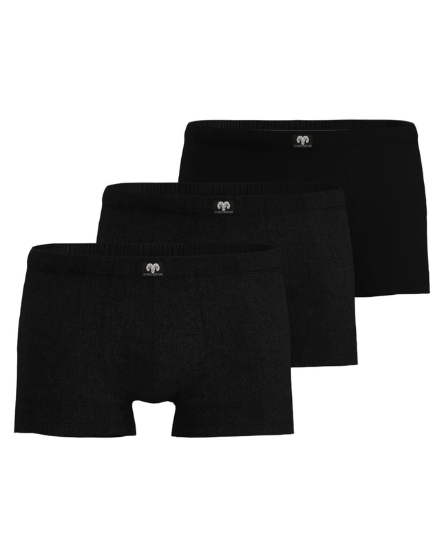 CECEBA men's pants black plain pack of 3
