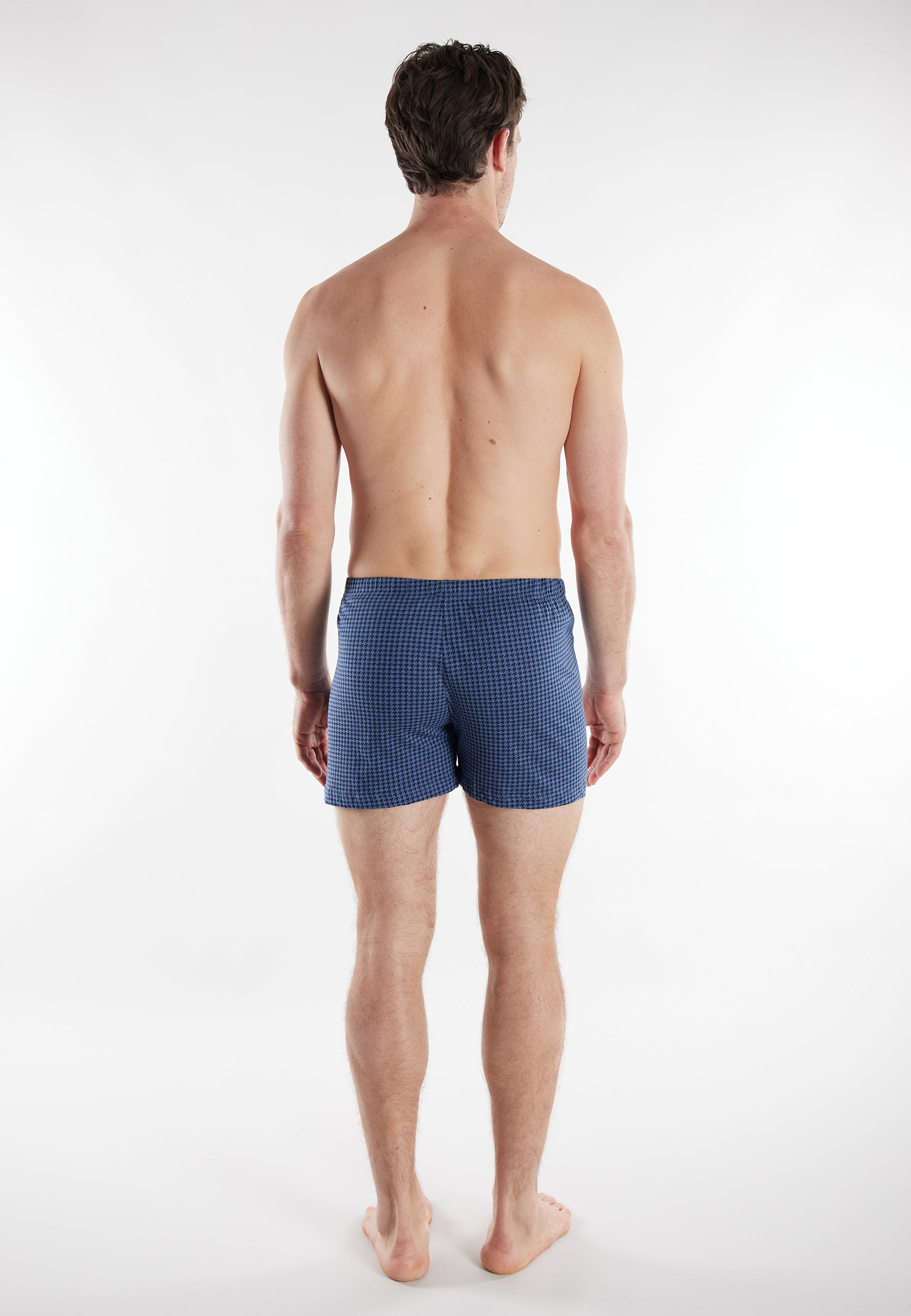 CECEBA Herren Boxershort blau längsgestreift 2er Pack