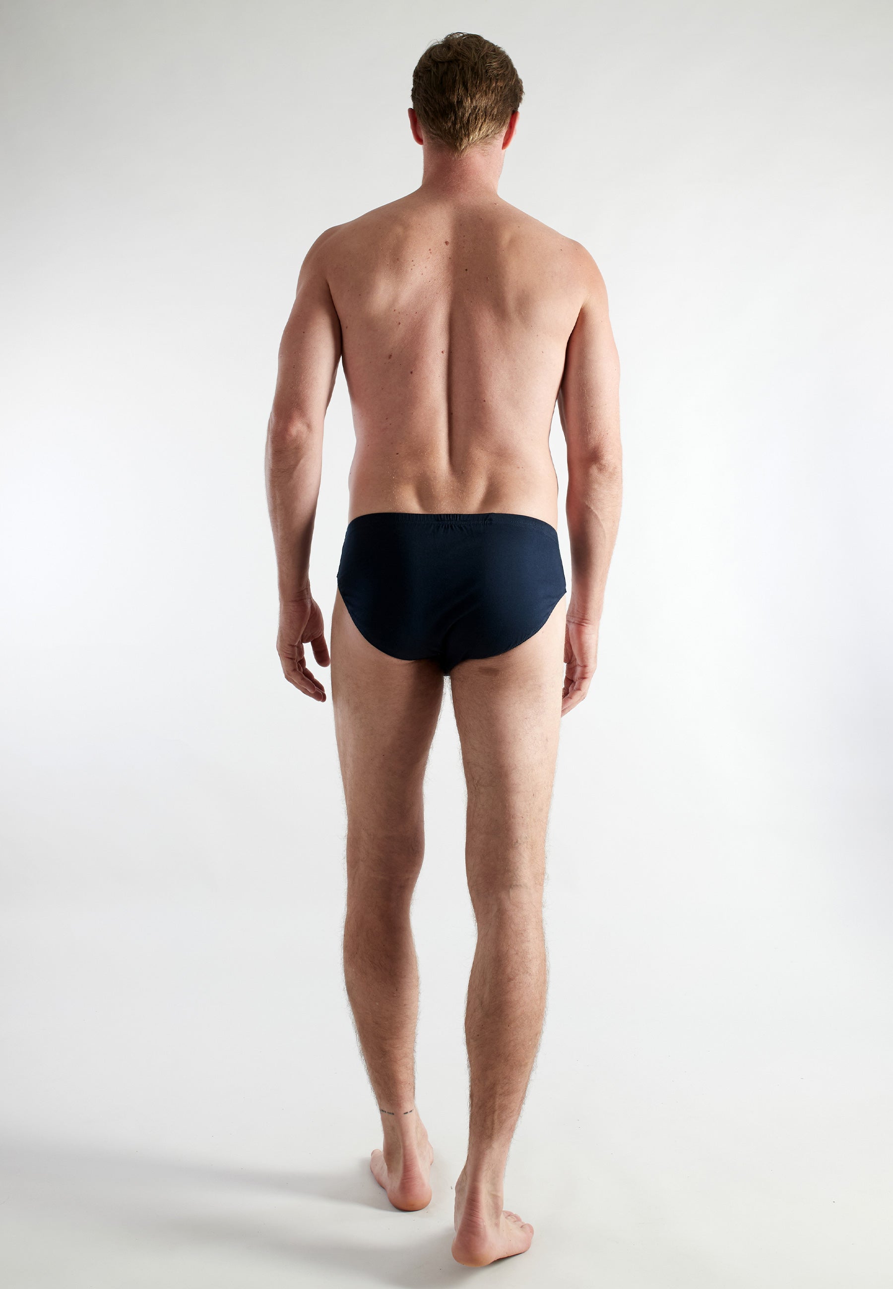 CECEBA Herren Slip blau längsgestreift 3er Pack