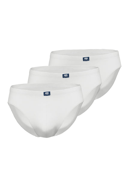 CECEBA Herren Slip weiß uni 3er Pack
