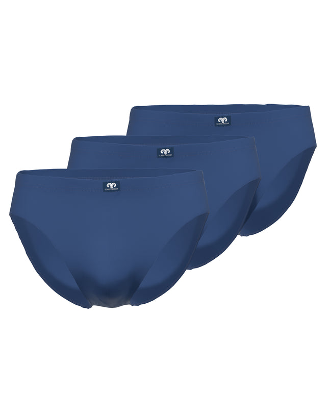 CECEBA men's briefs blue plain pack of 3 