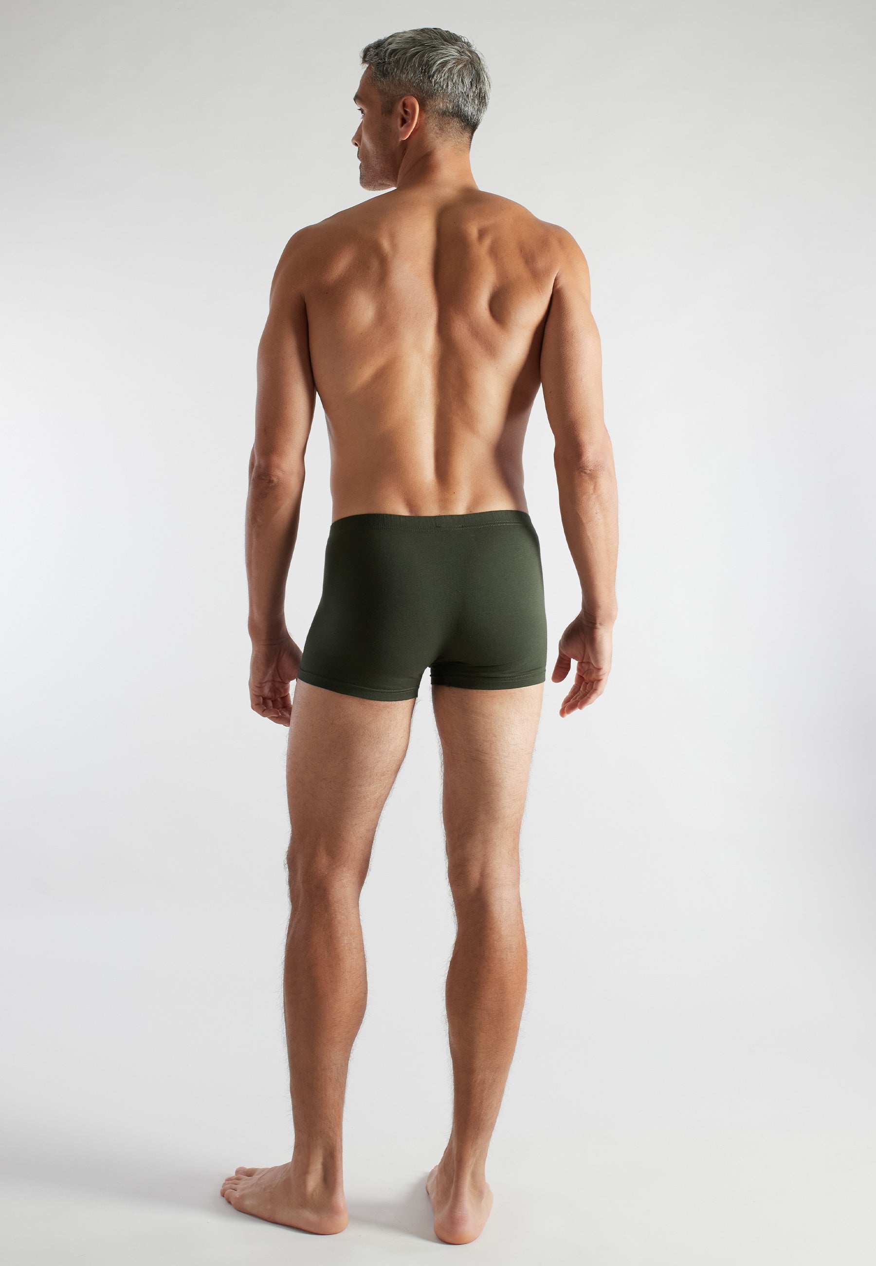 CECEBA Herren Pants grün uni 2er Pack