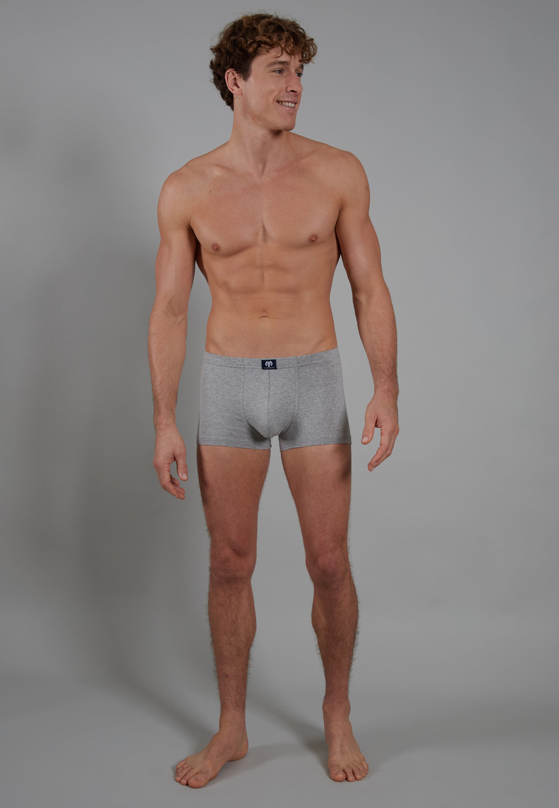 CECEBA Herren Pants grau uni 2er Pack