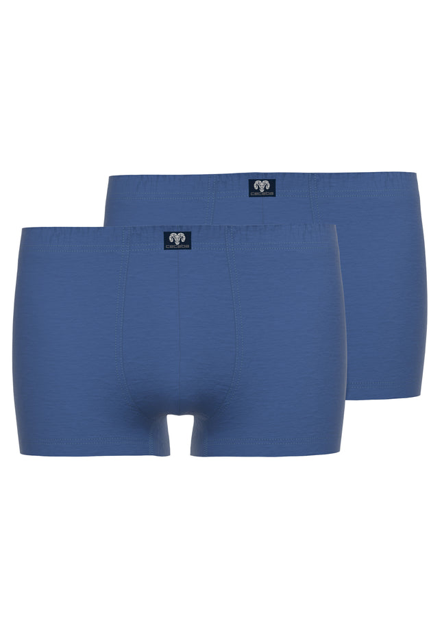 CECEBA Herren Pants blau uni 2er Pack