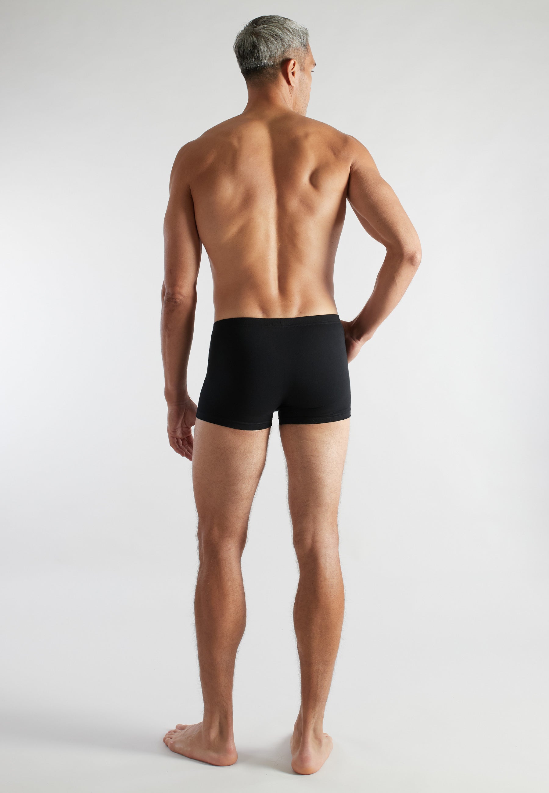 CECEBA Herren Pants schwarz uni 2er Pack