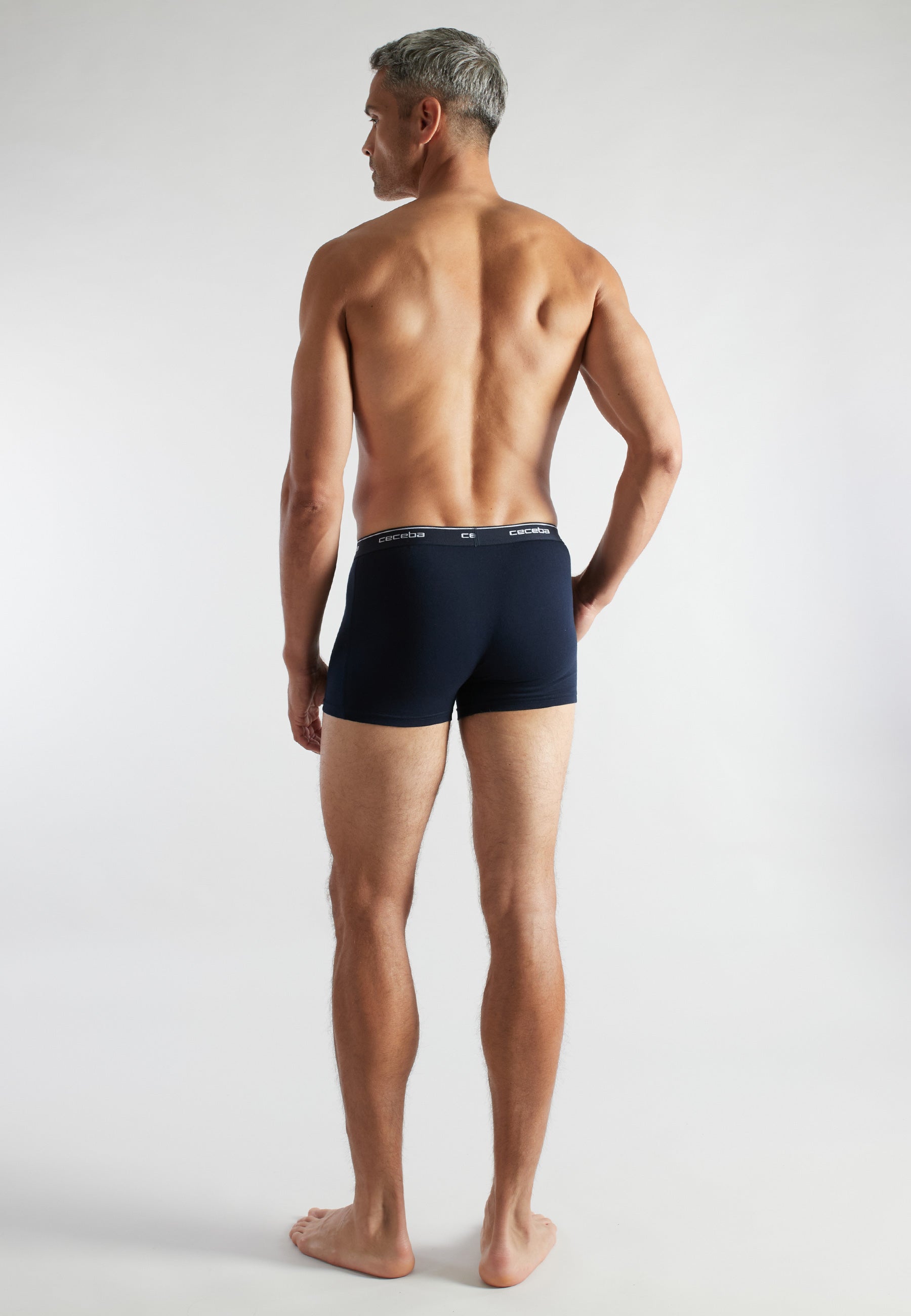 CECEBA Herren Pants blau uni 2er Pack