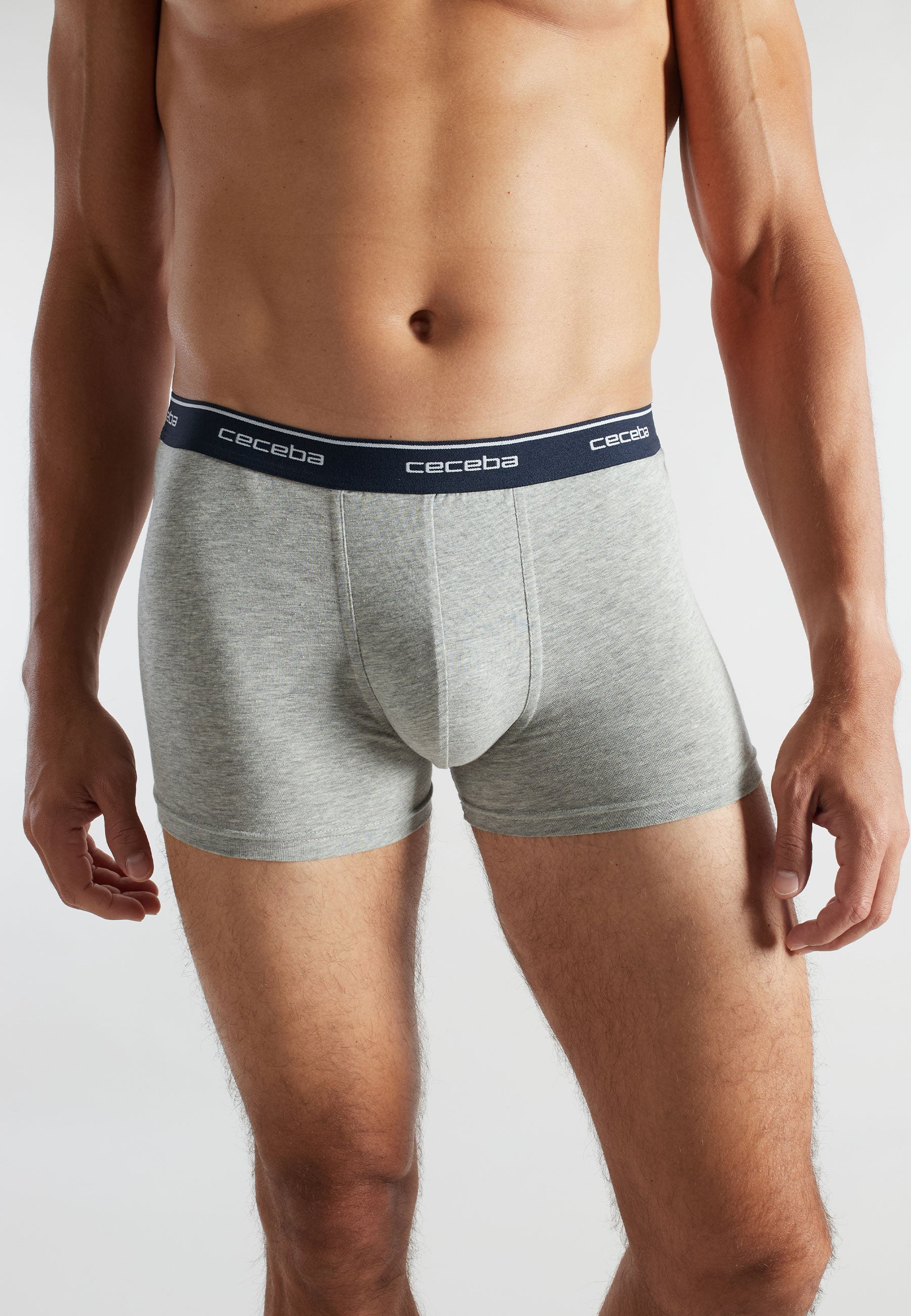 CECEBA Herren Pants blau uni 2er Pack