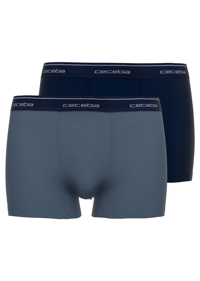 CECEBA Herren Pants blau uni 2er Pack