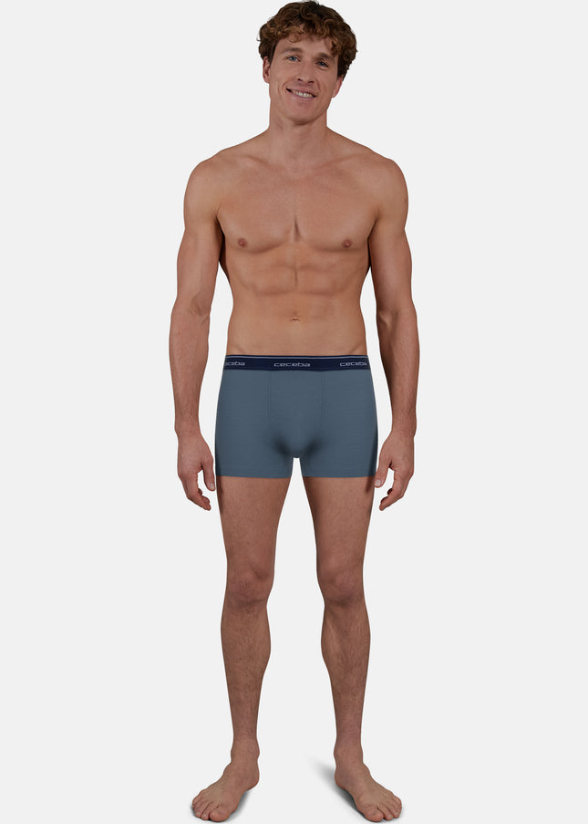 CECEBA Herren Pants blau uni 2er Pack