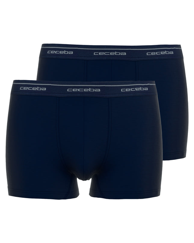CECEBA Herren Pants blau uni 2er Pack