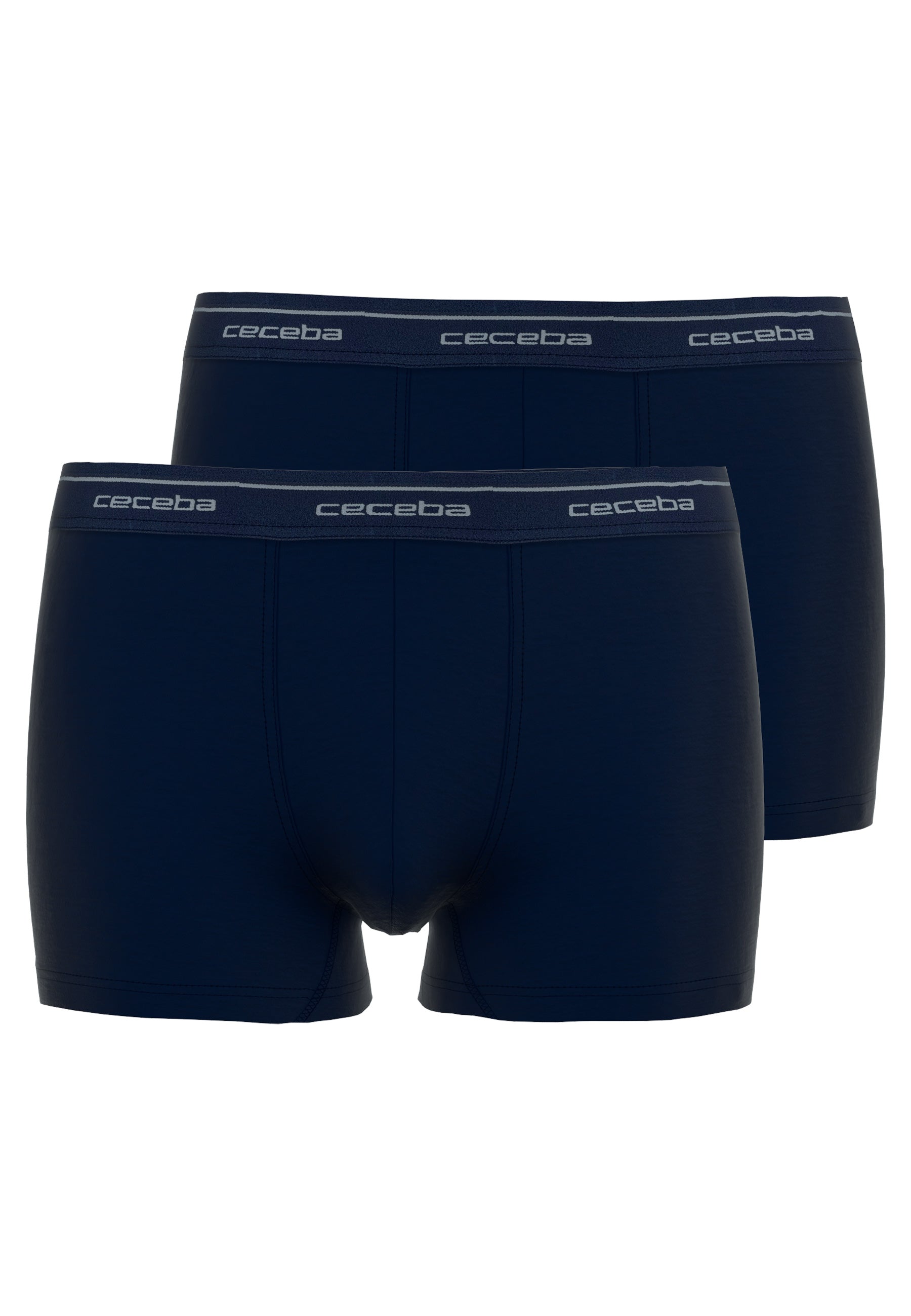 CECEBA Herren Pants blau uni 2er Pack