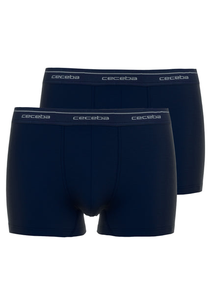 CECEBA Herren Pants blau uni 2er Pack