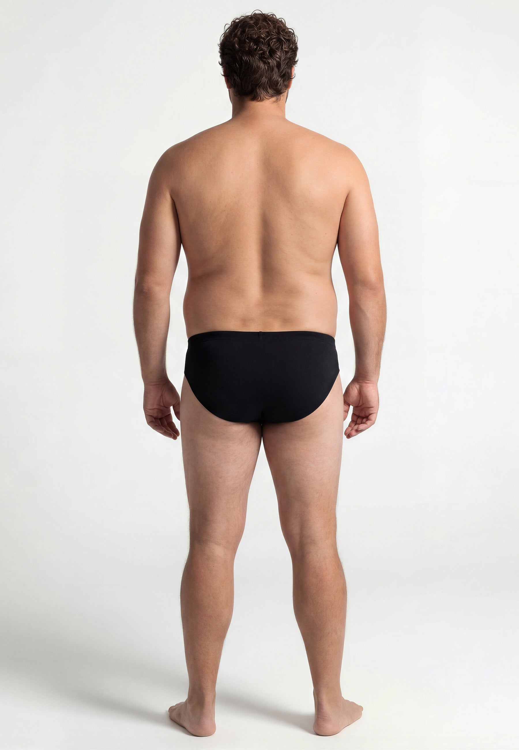 CECEBA men's briefs black plain pack of 3 