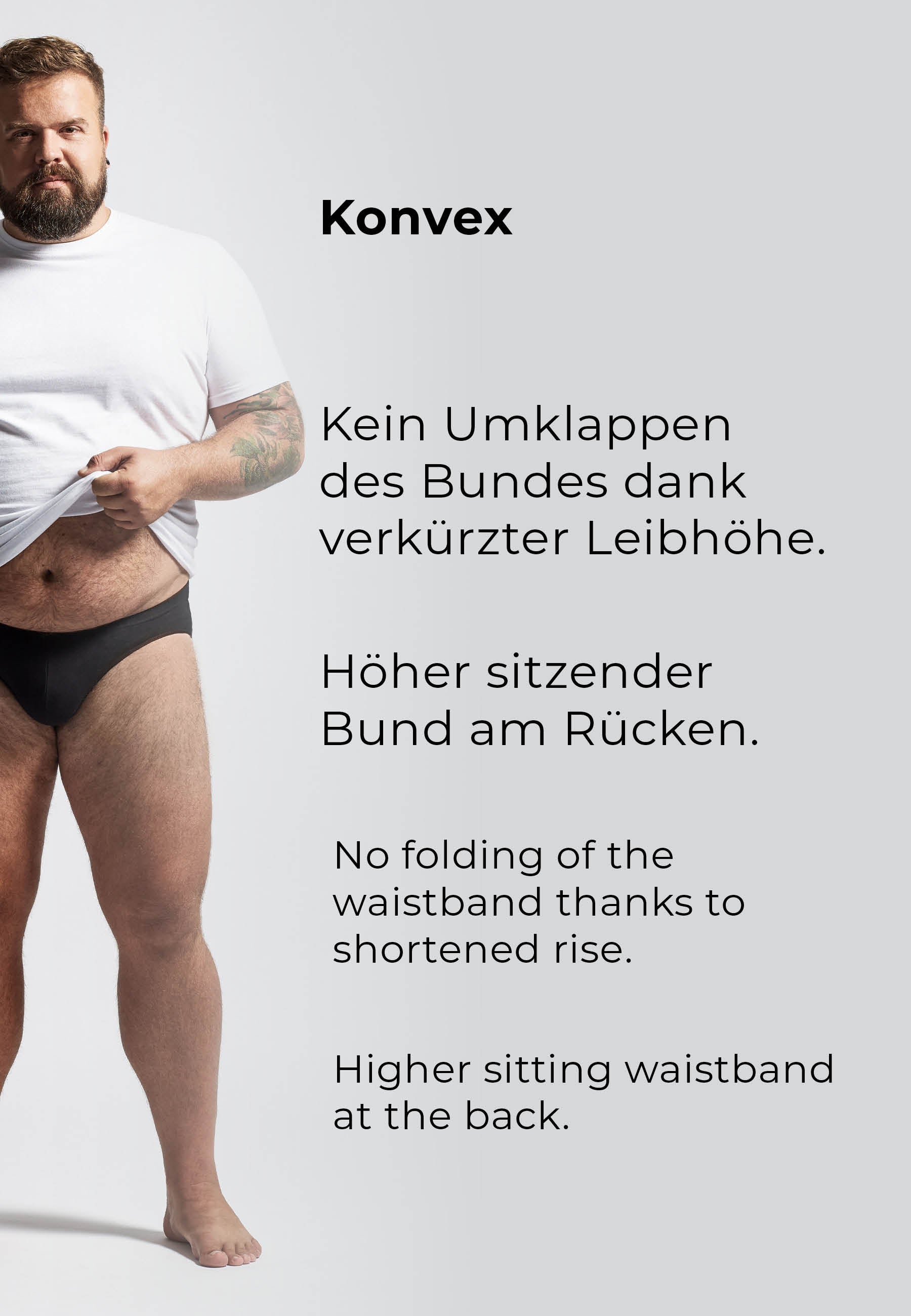 CECEBA Herren Slip schwarz uni 3er Pack