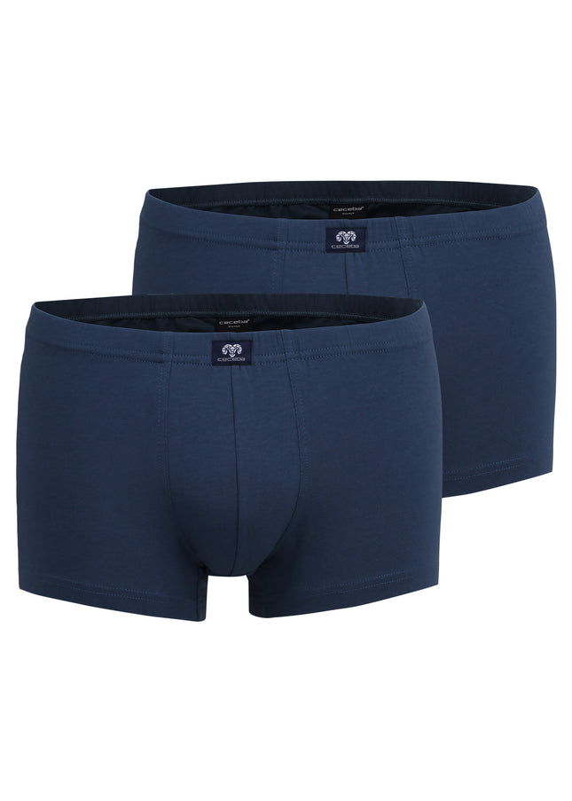 CECEBA Herren Pants blau uni 2er Pack
