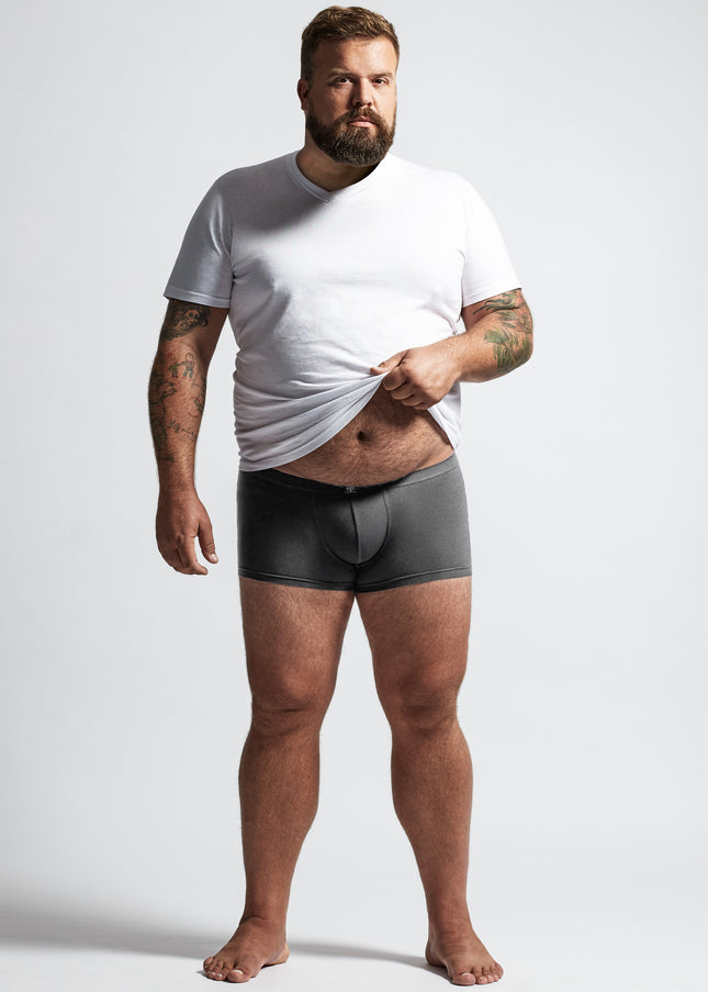 CECEBA Herren Pants grau uni 2er Pack