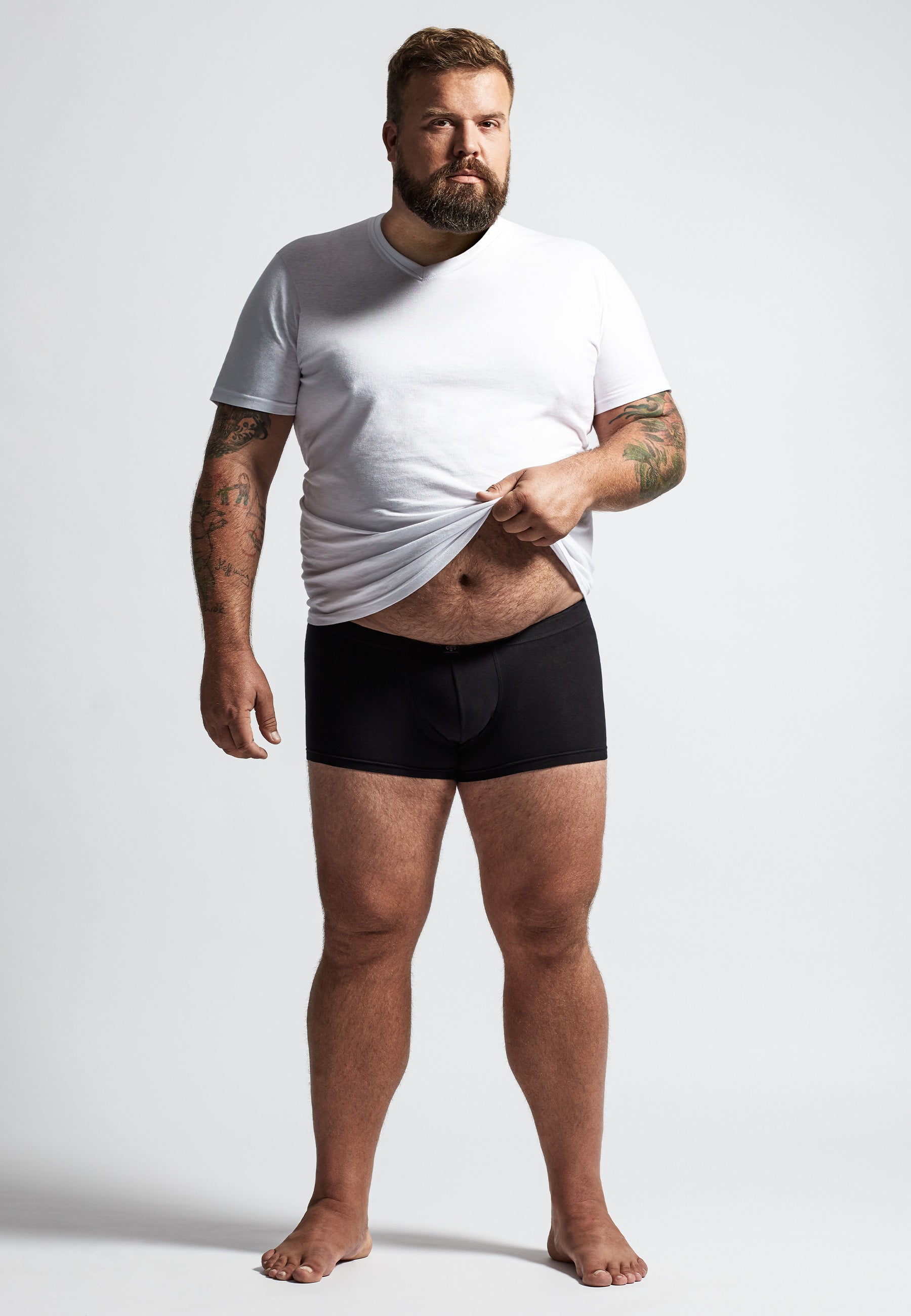 CECEBA men's pants black plain 2-pack