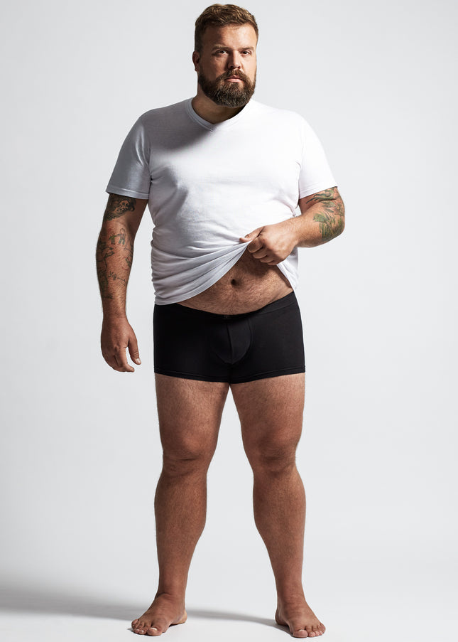 CECEBA Herren Pants schwarz uni 2er Pack