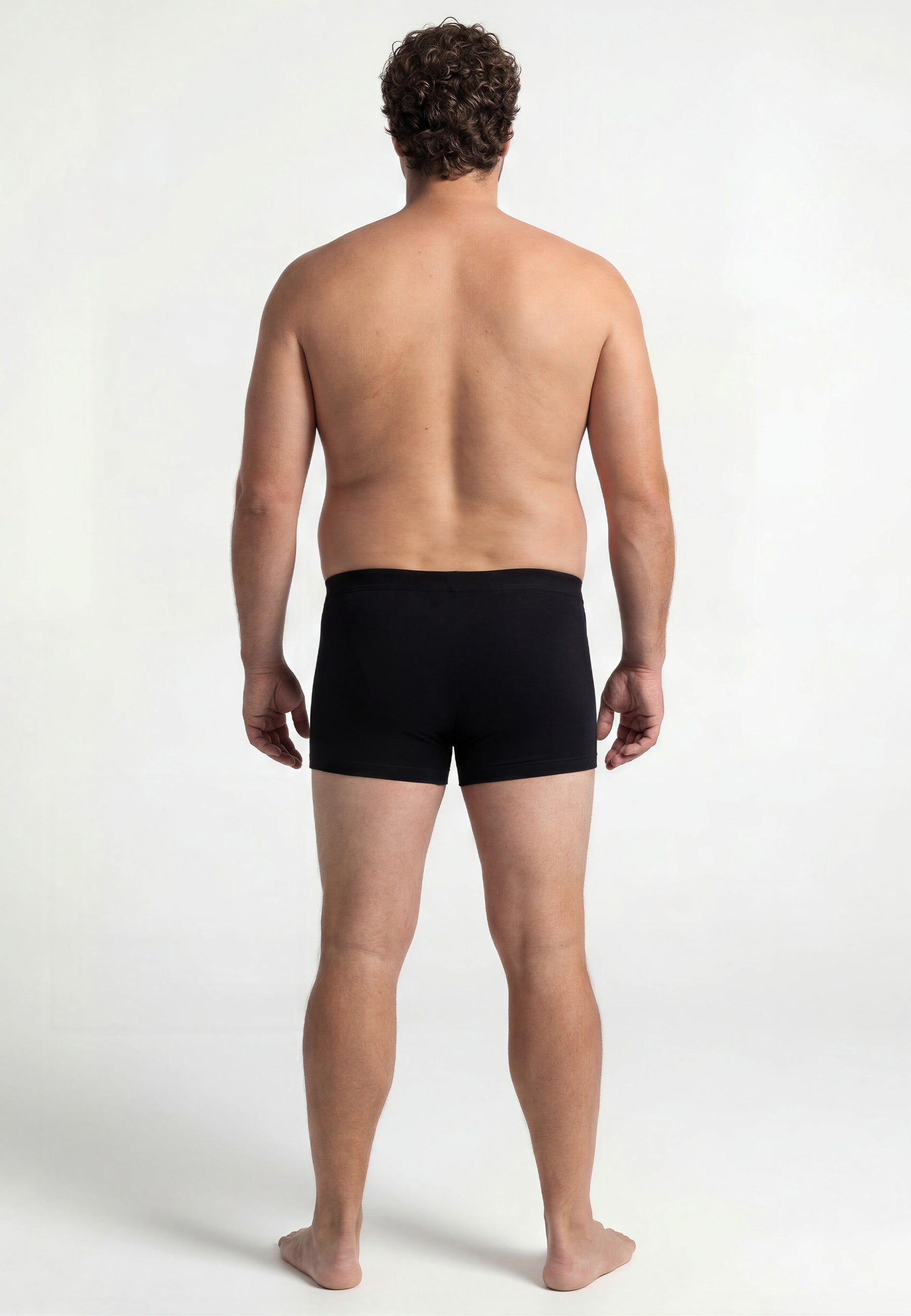 CECEBA Herren Pants schwarz uni 2er Pack