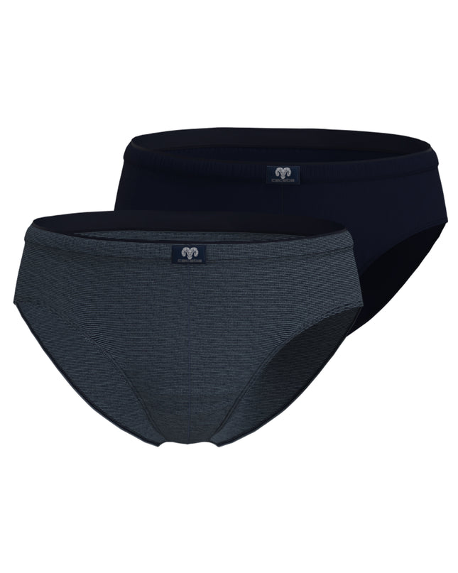 CECEBA men's briefs blue plain pack of 2