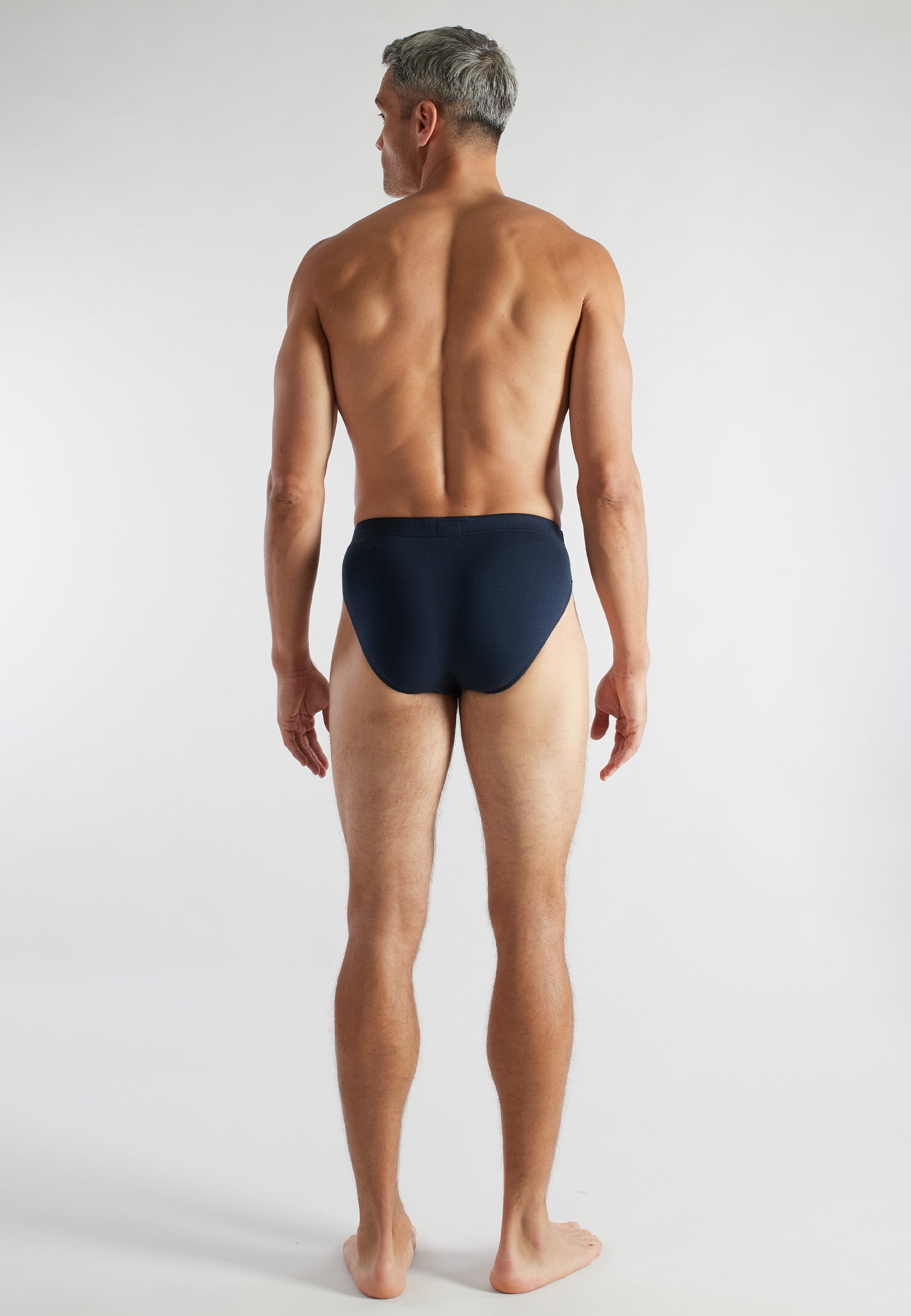 CECEBA Herren Slip blau uni 2er Pack