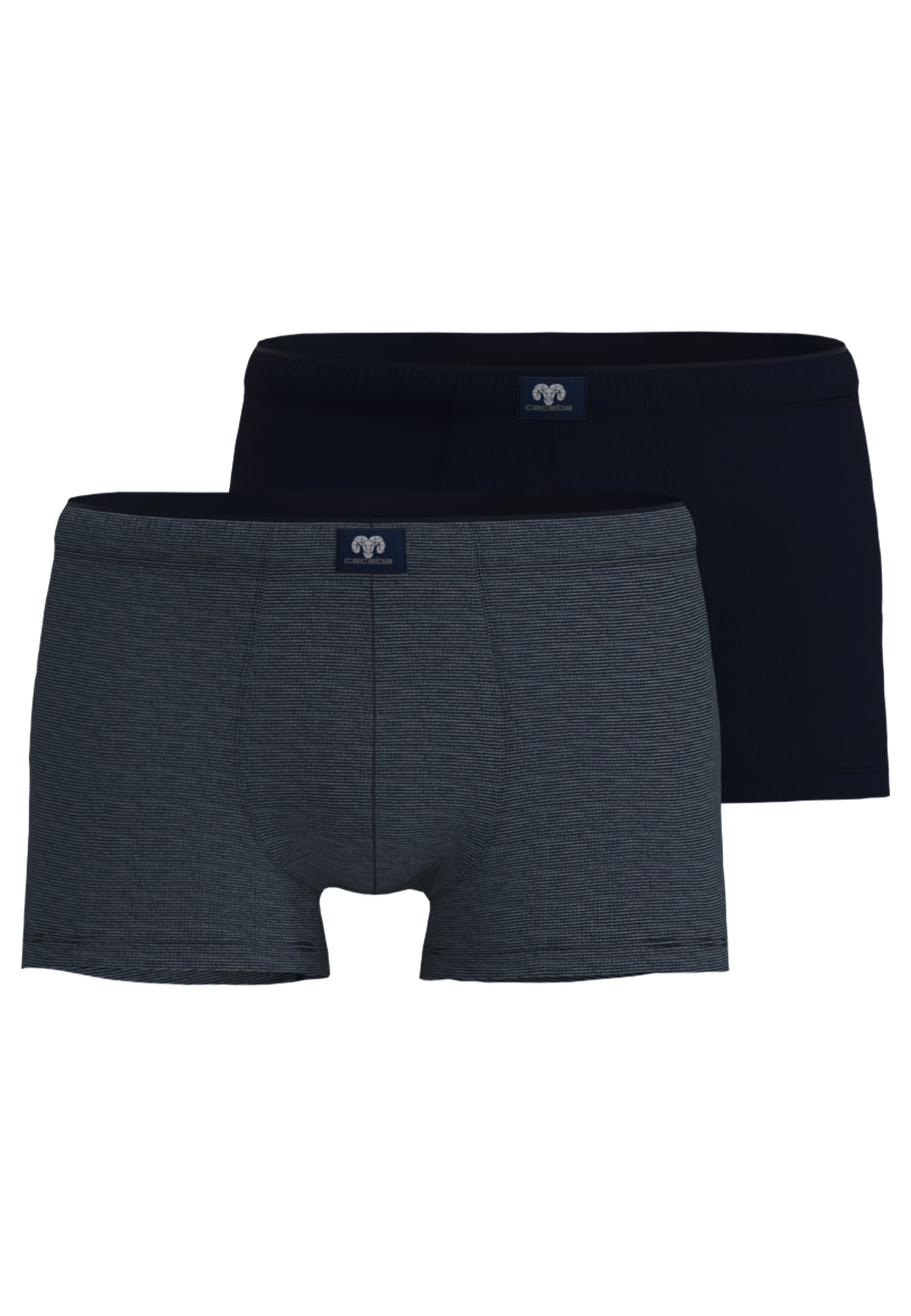 CECEBA Herren Pants blau uni 2er Pack