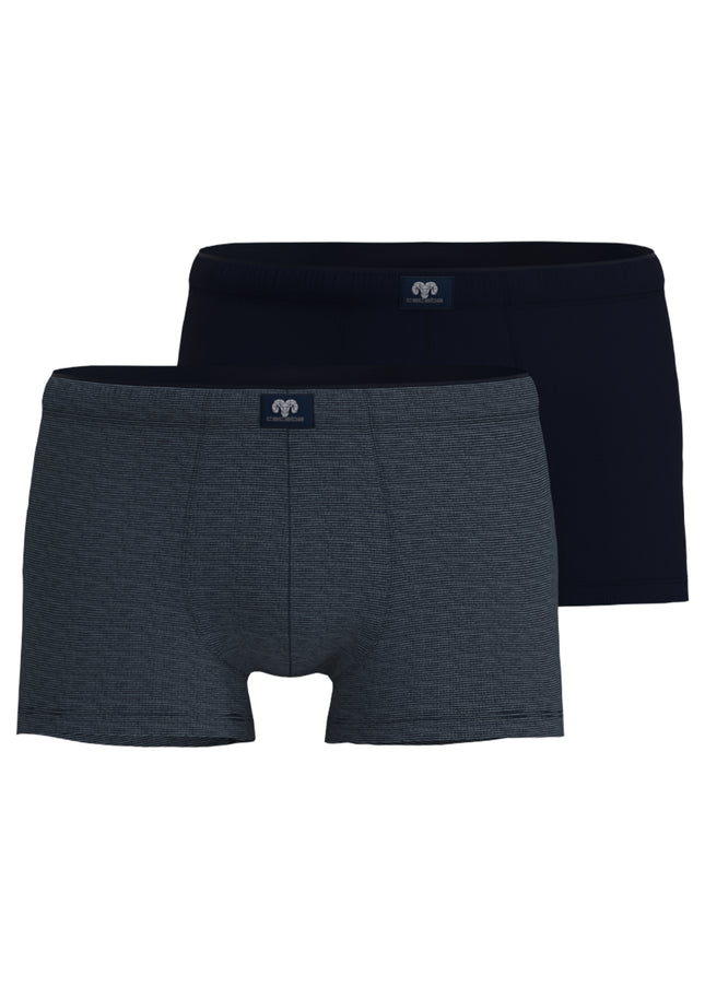 CECEBA Herren Pants blau uni 2er Pack