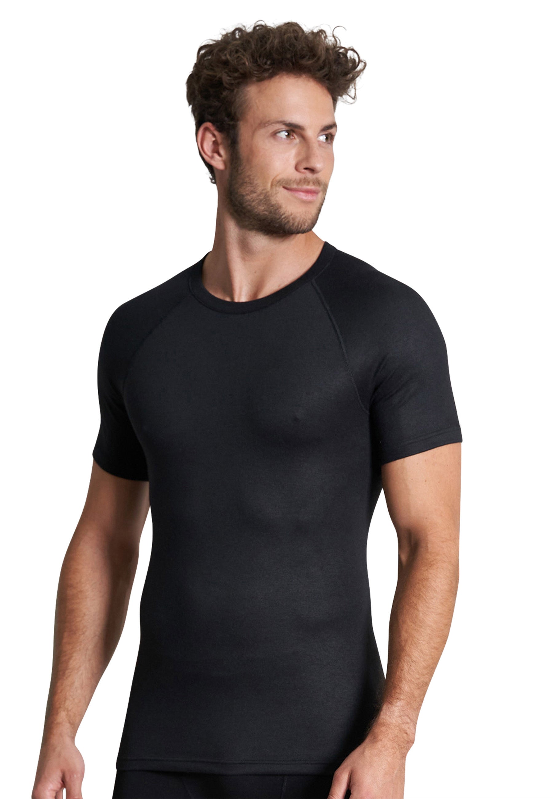 CECEBA Herren T-Shirt schwarz