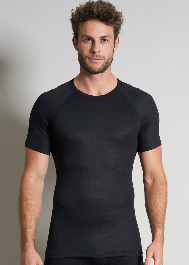 CECEBA Herren T-Shirt schwarz