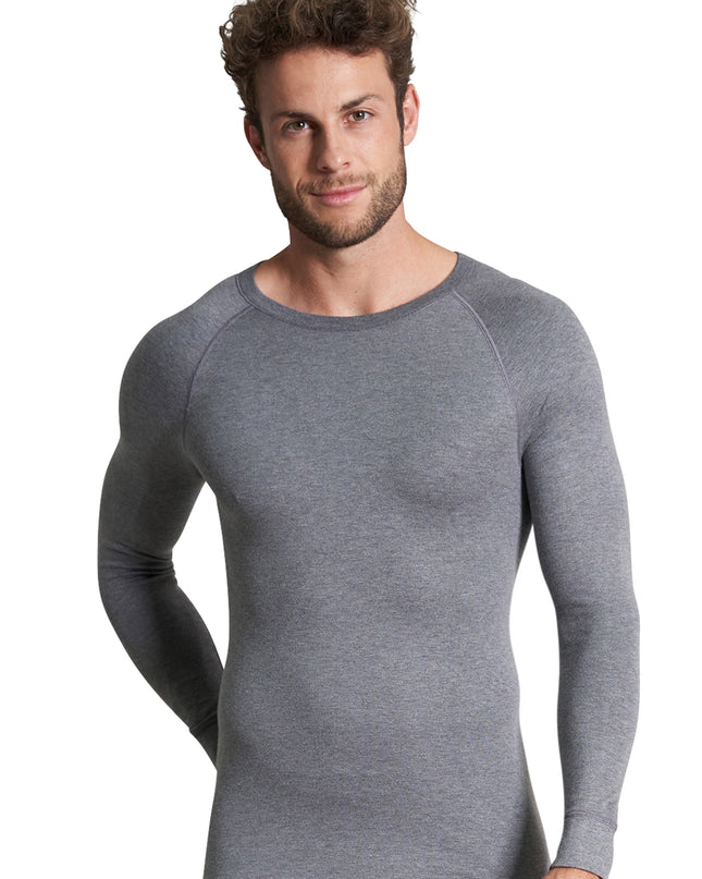 CECEBA men's long sleeve gray plain