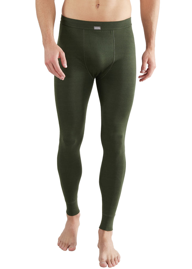 CECEBA men's long underpants green plain