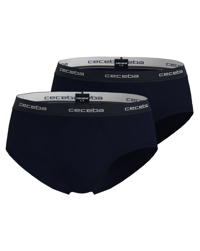 CECEBA men's briefs blue plain pack of 2