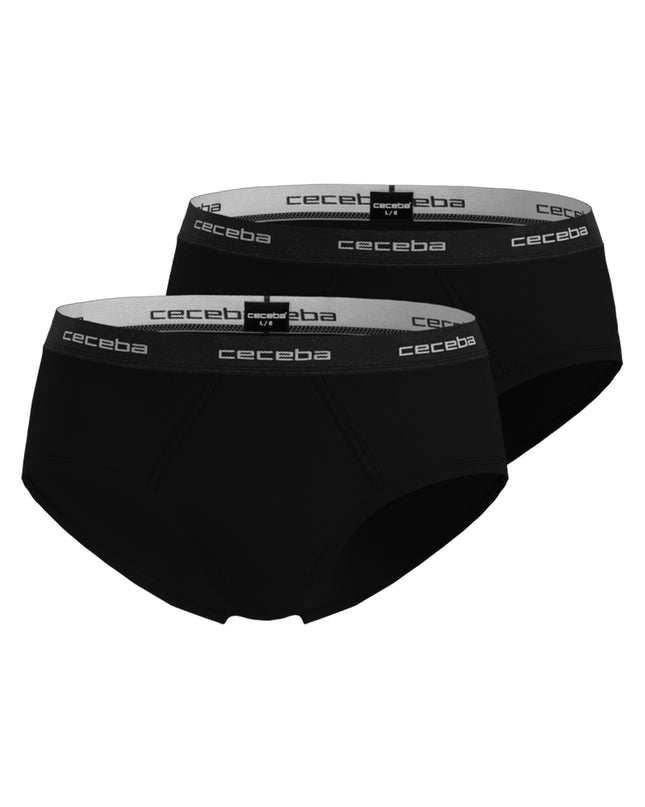 CECEBA men's briefs black plain 2-pack