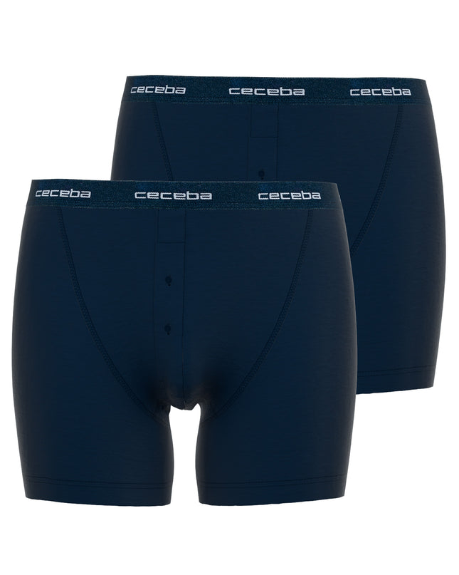 CECEBA men's long pants blue plain pack of 2